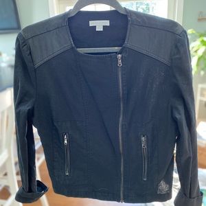 New York & Company fall jacket with leather